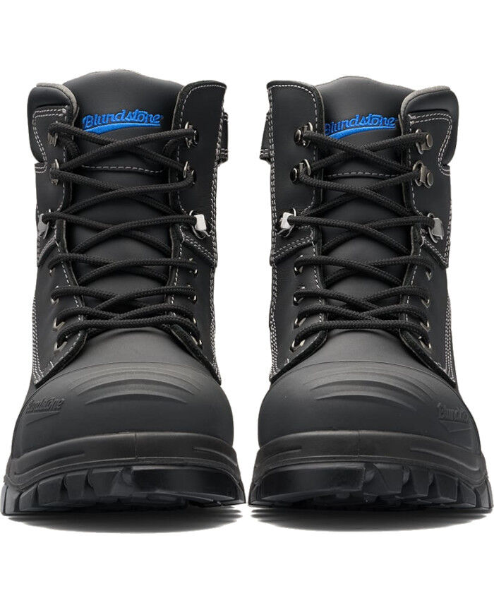 997 Xfoot Rubber Black Water Resistant Zip Side 150Mm Ankle Boot