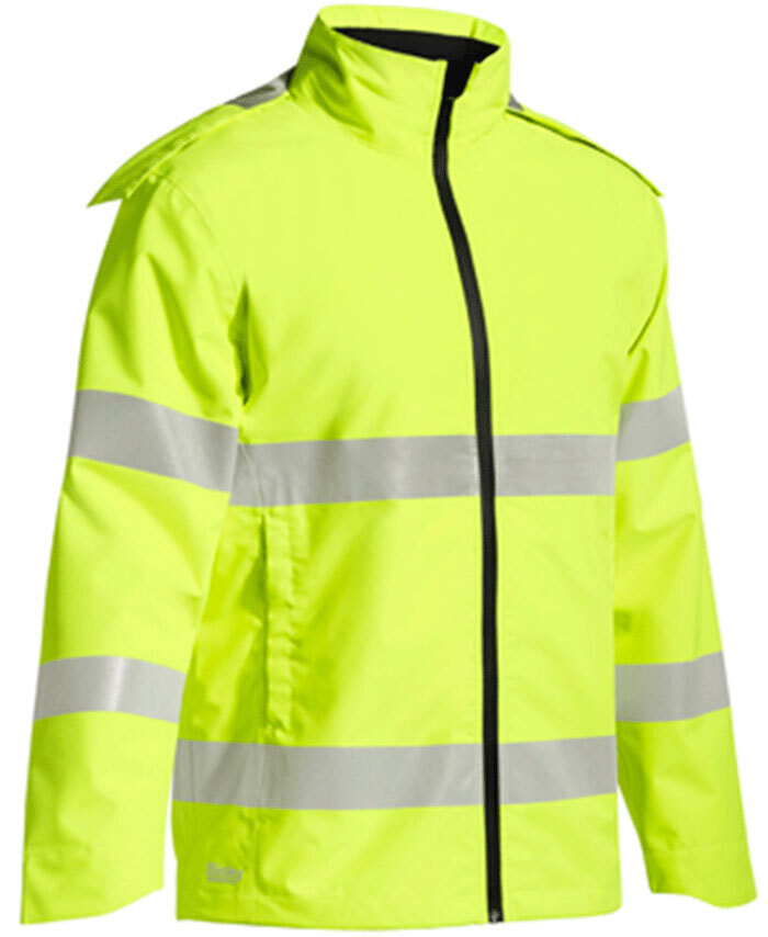 TAPED HI VIS LIGHTWEIGHT RIPSTOP MINI RIPSTOP RAIN JACKET WITH