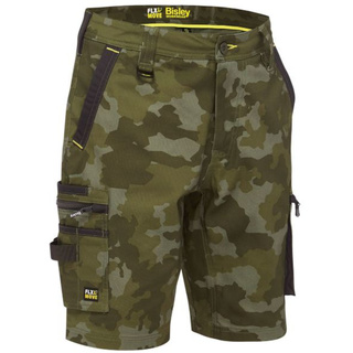 WORKWEAR, SAFETY & CORPORATE CLOTHING SPECIALISTS FLX & MOVE  STRETCH CANVAS CAMO CARGO SHORT