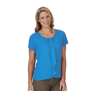 Cascade - Short Sleeve Shirt - Ladies-Aqua-10