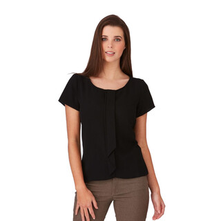 Cascade - Short Sleeve Shirt - Ladies-Black-10