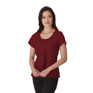 Cascade - Short Sleeve Shirt - Ladies-Red-10