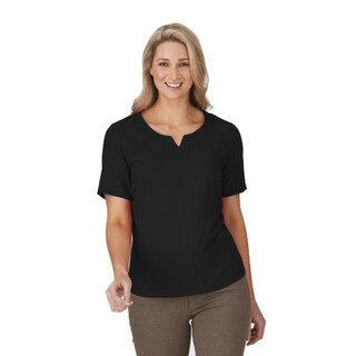 WORKWEAR, SAFETY & CORPORATE CLOTHING SPECIALISTS The Knit Woven Short Sleeve Shirt - Ladies