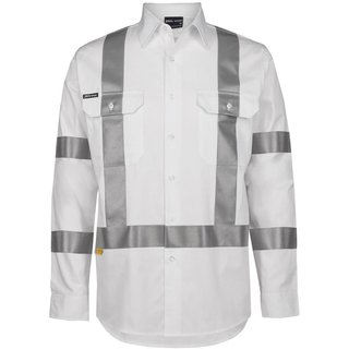 WORKWEAR, SAFETY & CORPORATE CLOTHING SPECIALISTS JB's BIOMOTION NIGHT 190G SHIRT WITH 3M TAPE