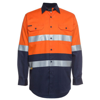 WORKWEAR, SAFETY & CORPORATE CLOTHING SPECIALISTS JB's HI VIS (D+N) L/S 190G SHIRT