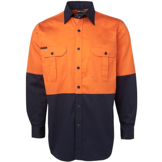 WORKWEAR, SAFETY & CORPORATE CLOTHING SPECIALISTS JB's HI VIS L/S 190G SHIRT