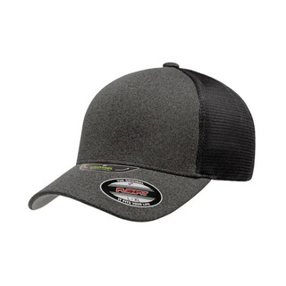 5511UP - -LEX-IT UNIPANEL TRUCKER MESH CAP-Dark Grey / Black-S/M