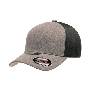 5511UP - -LEX-IT UNIPANEL TRUCKER MESH CAP-Heather / Black-S/M