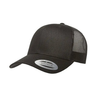 6606 - Classic Retro Wade Trucker Cap-Black-One Size