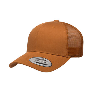 6606 - Classic Retro Wade Trucker Cap-Caramel-One Size