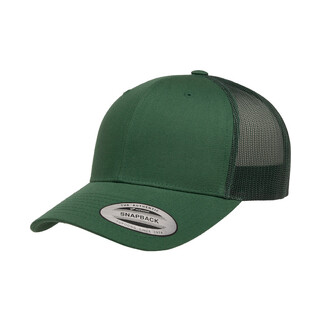 6606 - Classic Retro Wade Trucker Cap-Evergreen-One Size