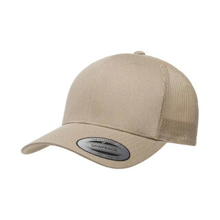 6606 - Classic Retro Wade Trucker Cap-Khaki-One Size