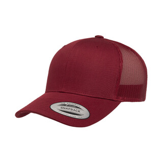 6606 - Classic Retro Wade Trucker Cap-Maroon-One Size