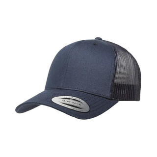 6606 - Classic Retro Wade Trucker Cap-Navy-One Size