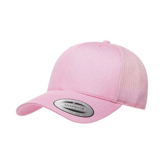 6606 - Classic Retro Wade Trucker Cap-Pink-One Size