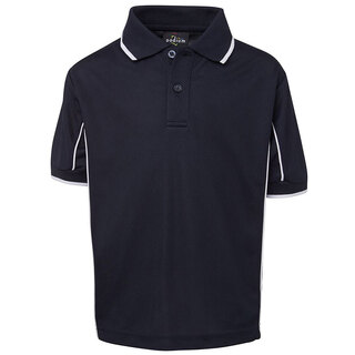 WORKWEAR, SAFETY & CORPORATE CLOTHING SPECIALISTS PODIUM KIDS S/S PIPING POLO