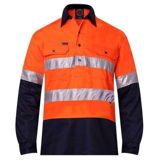 WORKWEAR, SAFETY & CORPORATE CLOTHING SPECIALISTS Closed Front 2 Tone with 3M 8910 Reflective Tape