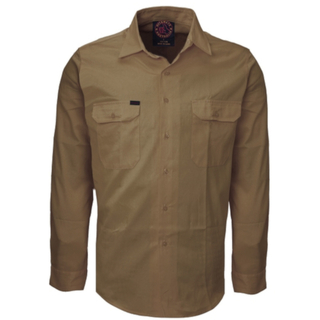 WORKWEAR, SAFETY & CORPORATE CLOTHING SPECIALISTS Open Front  Vented Shirt L/S