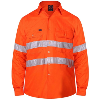 WORKWEAR, SAFETY & CORPORATE CLOTHING SPECIALISTS Vented Shirt L/S 3M Tape