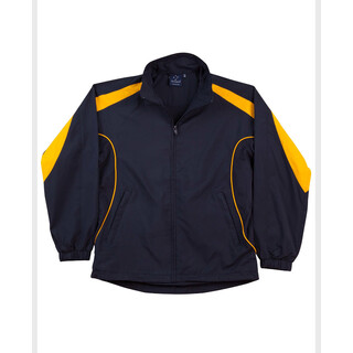 Adults Warm Up Jacket - Navy / Gold - XS