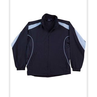 Adults Warm Up Jacket - Navy / Sky Blue - XS