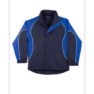 Men's Contrast Jacket - Navy / White / Royal - 3XL