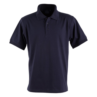 unisex cotton jersey polo - Navy / Navy - 5XL