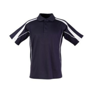 Mens S/S polo truedry - Navy / White - 2XL