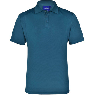 LUCKY BAMBOO POLO Men's S/S - Aegean Blue - L