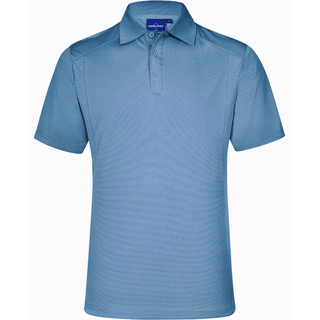 LUCKY BAMBOO POLO Men's S/S - Arctic Blue - L