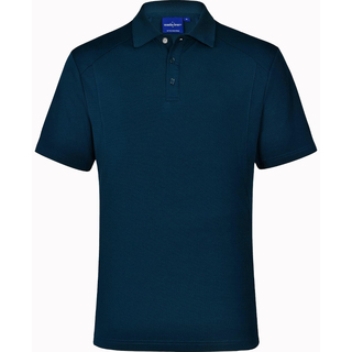 LUCKY BAMBOO POLO Men's S/S - Ocean Blue - 2XL