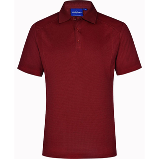 LUCKY BAMBOO POLO Men's S/S - Ruby - 2XL