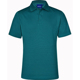 LUCKY BAMBOO POLO Men's S/S - Teal - 2XL