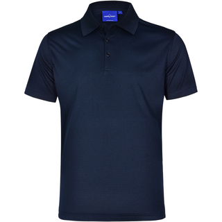 Men s CoolDry Textured Polo - Navy - 2XL