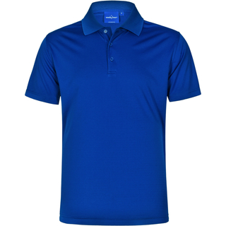 Men s CoolDry Textured Polo - Royal - 2XL