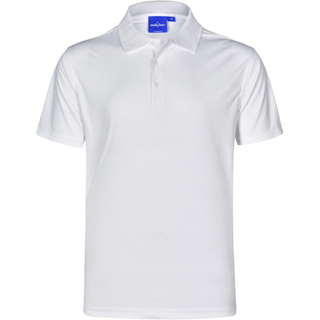 Men s CoolDry Textured Polo - White - 2XL