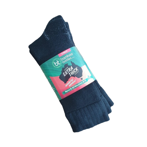 WORKWEAR, SAFETY & CORPORATE CLOTHING SPECIALISTS - Aussie Extra Thick Socks - 3 Pack