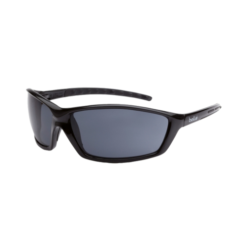 WORKWEAR, SAFETY & CORPORATE CLOTHING SPECIALISTS PROWLER Gloss Black Frame AS/AF Smoke Lens - Spectacles