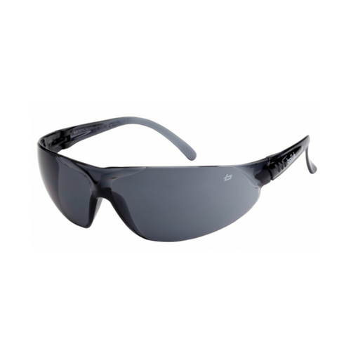 WORKWEAR, SAFETY & CORPORATE CLOTHING SPECIALISTS HURRICANE Black Frame AS/AF Smoke Lens - Spectacles