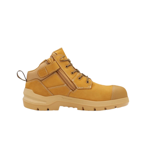 WORKWEAR, SAFETY & CORPORATE CLOTHING SPECIALISTS DuraFit Wheat nubuck anti-static 115mm zip side safety boot