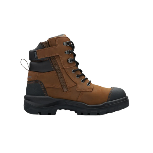 WORKWEAR, SAFETY & CORPORATE CLOTHING SPECIALISTS RotoFlex Saddle water-resistant leather 150mm zip sided safety boot