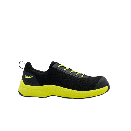 WORKWEAR, SAFETY & CORPORATE CLOTHING SPECIALISTS - Black & Yellow Anti-Static, Men’s Safety Jogger, Composite Toe Cap
