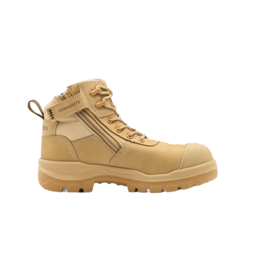 WORKWEAR, SAFETY & CORPORATE CLOTHING SPECIALISTS - RotoFlex Sand 135mm Zip Sided Safety Boot