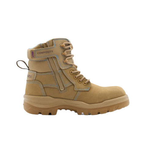 WORKWEAR, SAFETY & CORPORATE CLOTHING SPECIALISTS - RotoFlex Women's Sand 135mm Zip Sided Safety Boot