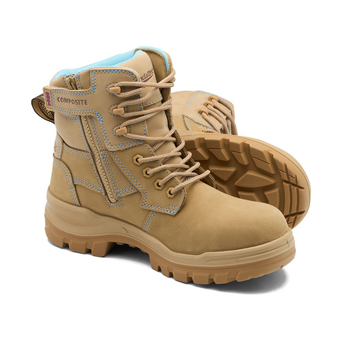 WORKWEAR, SAFETY & CORPORATE CLOTHING SPECIALISTS RotoFlex Women's Sand 135mm Zip Sided Safety Boot