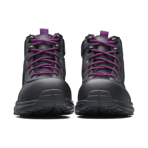 WORKWEAR, SAFETY & CORPORATE CLOTHING SPECIALISTS Women's Black water resistant leather anti-static safety hiker