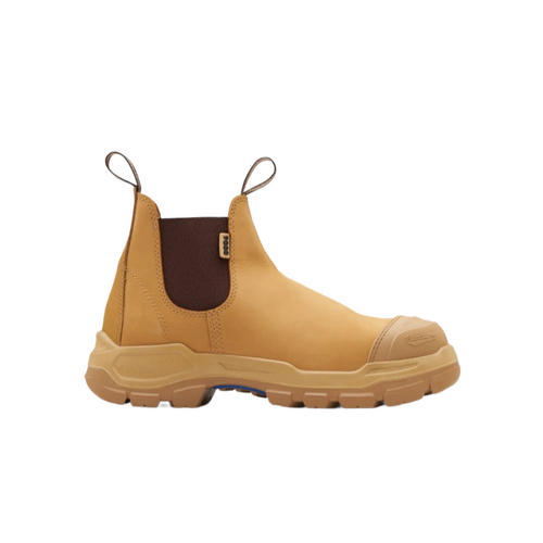 WORKWEAR, SAFETY & CORPORATE CLOTHING SPECIALISTS RotoFlex Wheat water-resistant nubuck elastic side safety boot