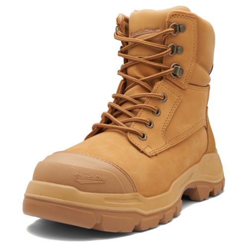 WORKWEAR, SAFETY & CORPORATE CLOTHING SPECIALISTS - RotoFlex Wheat water-resistant nubuck 150mm zip sided safety boot