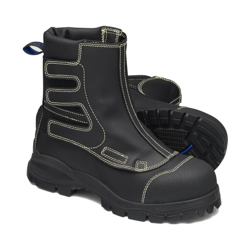 WORKWEAR, SAFETY & CORPORATE CLOTHING SPECIALISTS Black flame retardant leather smelter boot