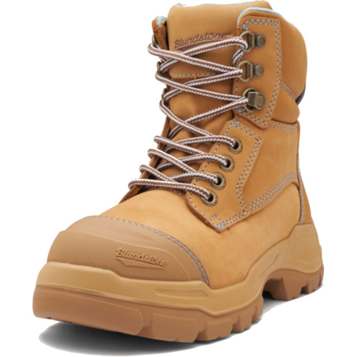 WORKWEAR, SAFETY & CORPORATE CLOTHING SPECIALISTS - RotoFlex Wheat water-resistant nubuck 150mm zip sided women's safety boot